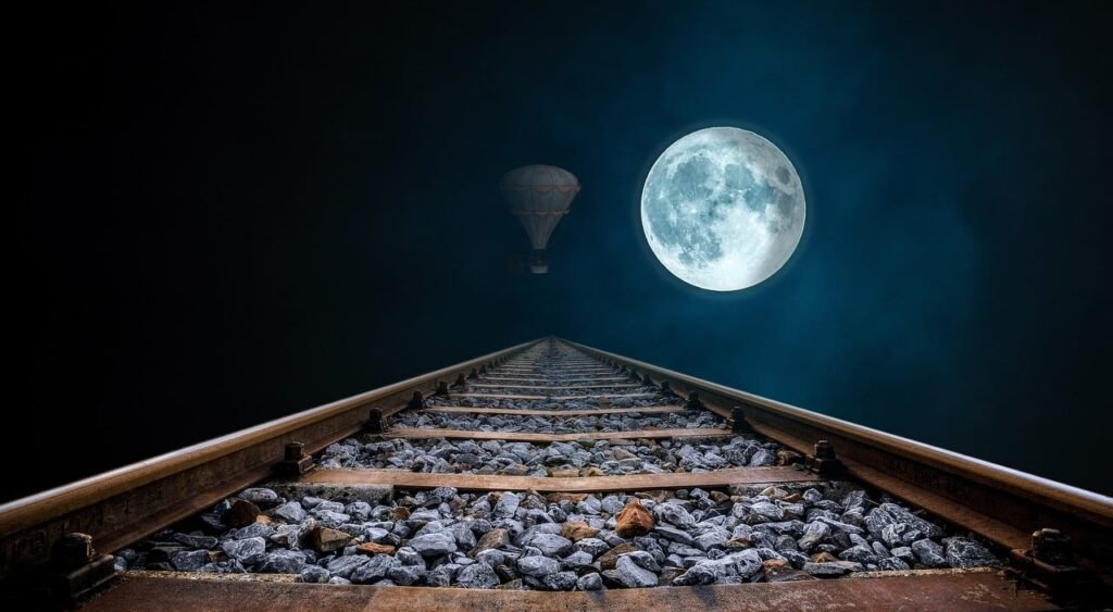 full moon, tracks, night-2220997.jpg